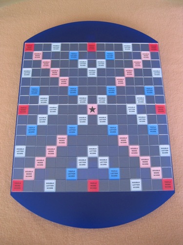 Fold Up Blue Acrylic Board - Top