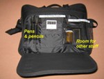 tote bag - fold-up board - front pocket