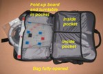 tote bag - fold-up board - main pocket